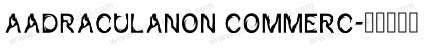 AaDraculaNon Commerc字体转换